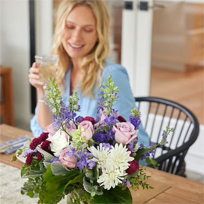 Violet Frost Bouquet –  Heartfield Florist, Huntsville TX