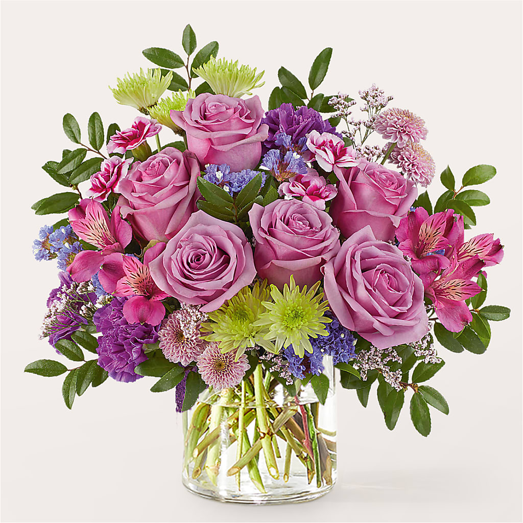 Glass Half Full Bouquet –  Heartfield Florist, Huntsville TX