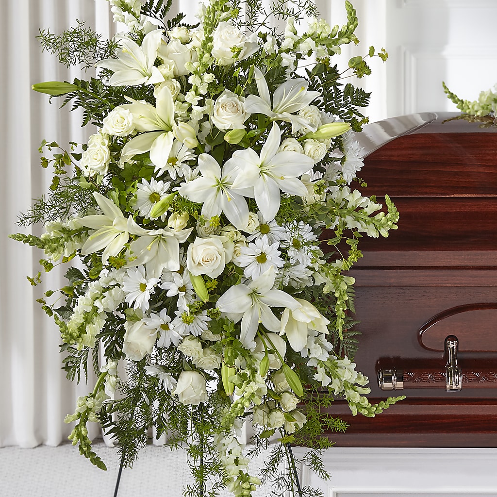 Loving Thoughts Standing Spray –  Heartfield Florist, Huntsville TX