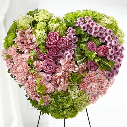 Heartwarming Standing Heart –  Heartfield Florist, Huntsville TX