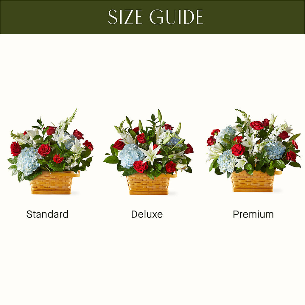 Greater Glory Basket –  Heartfield Florist, Huntsville TX