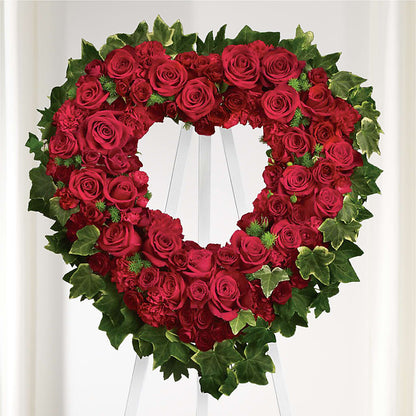 Wholehearted Standing Spray –  Heartfield Florist, Huntsville TX