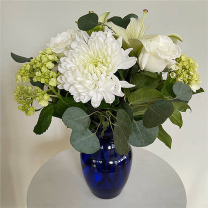 Snowy Dreams Bouquet –  Heartfield Florist, Huntsville TX