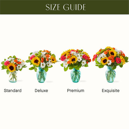 Sun-drenched Blooms Bouquet –  Heartfield Florist, Huntsville TX