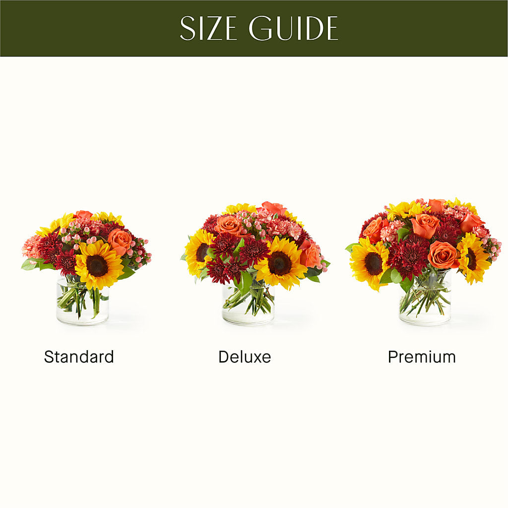 September Sunset Bouquet –  Heartfield Florist, Huntsville TX