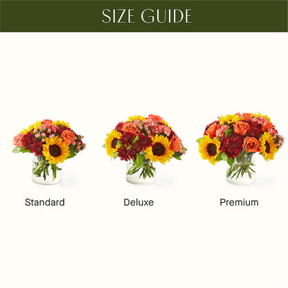 September Sunset Bouquet –  Heartfield Florist, Huntsville TX