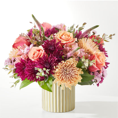 Berry Cobbler Bouquet with Ivory Vase –  Heartfield Florist, Huntsville TX