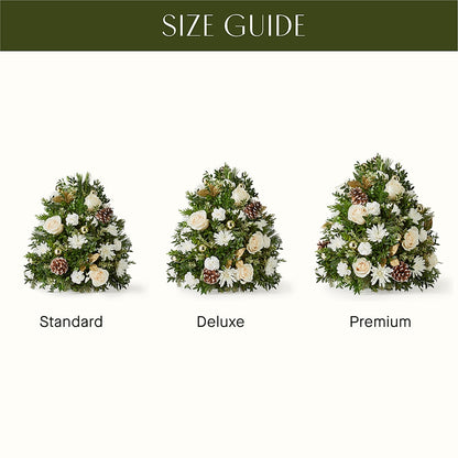 Snowed In Tree –  Heartfield Florist, Huntsville TX