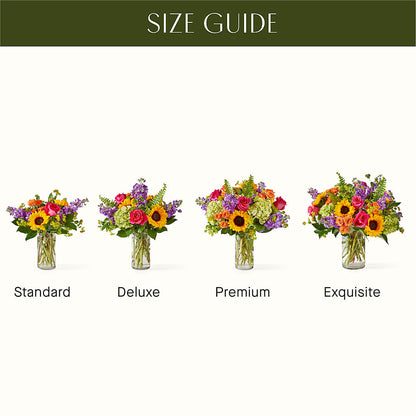 Vibrant Greetings Bouquet –  Heartfield Florist, Huntsville TX