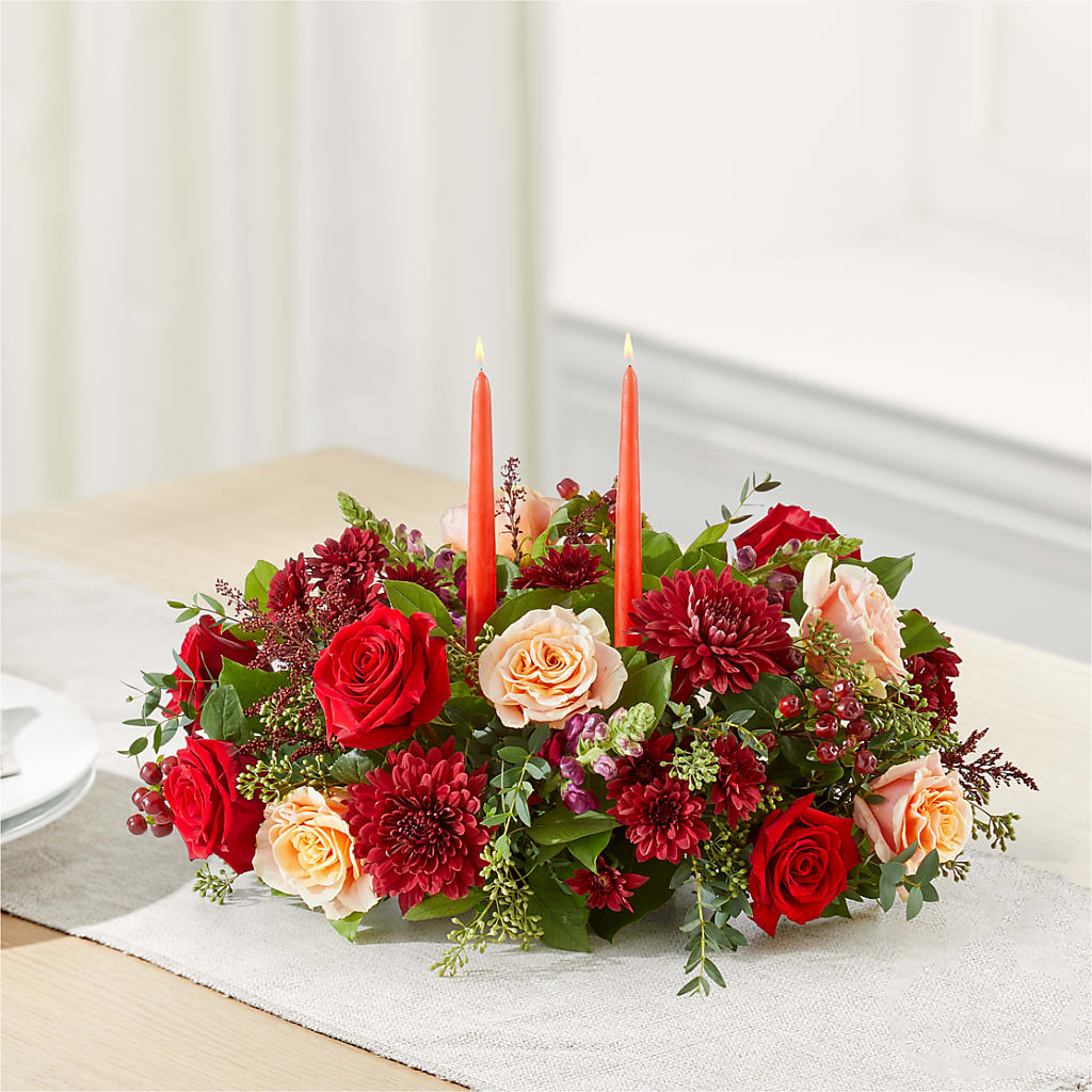 Most Thankful Centerpiece –  Heartfield Florist, Huntsville TX