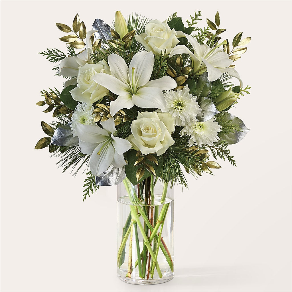 Wintry Mix Bouquet –  Heartfield Florist, Huntsville TX