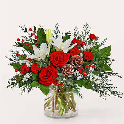 Best in Snow Bouquet –  Heartfield Florist, Huntsville TX