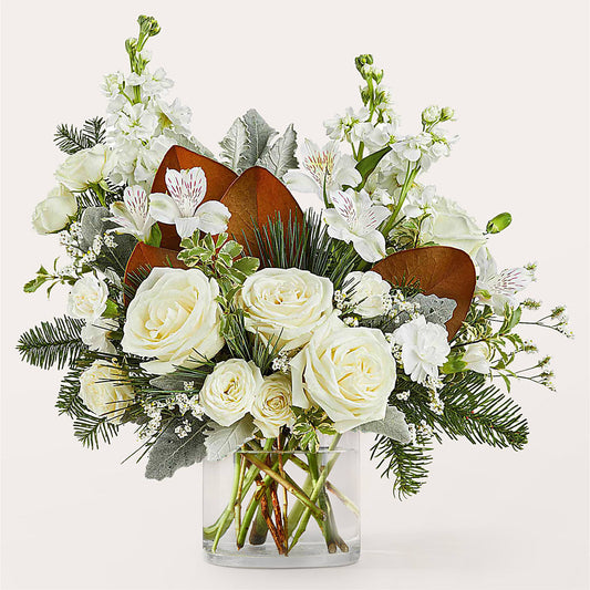 Fresh Snowfall Bouquet –  Heartfield Florist, Huntsville TX