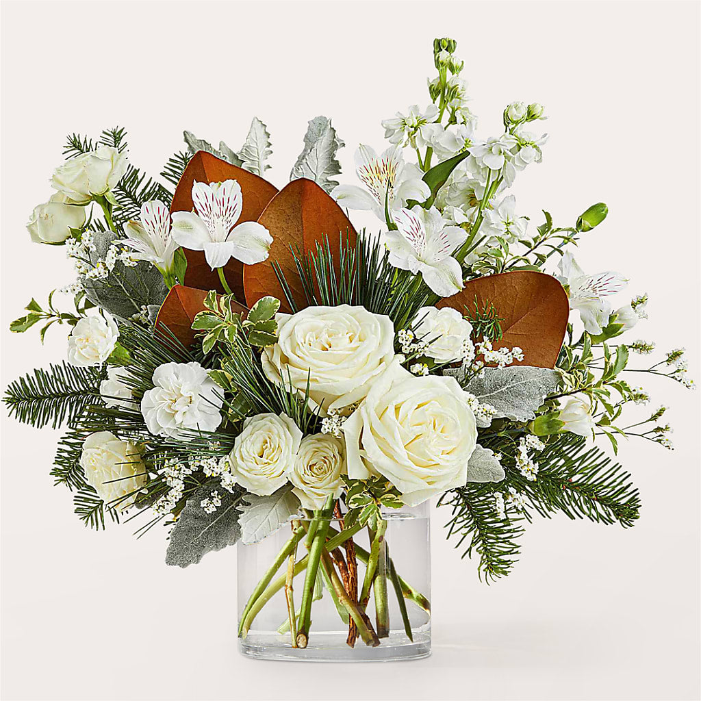 Fresh Snowfall Bouquet –  Heartfield Florist, Huntsville TX