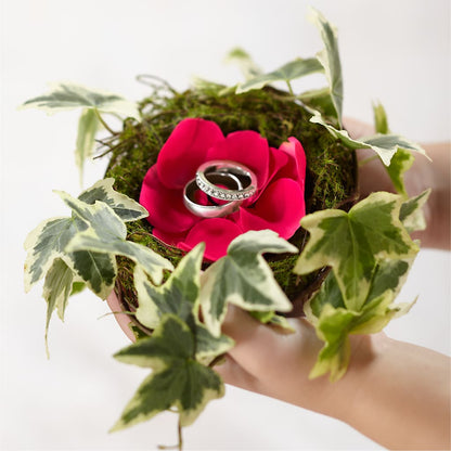 Lila Rose Ring Nest –  Heartfield Florist, Huntsville TX