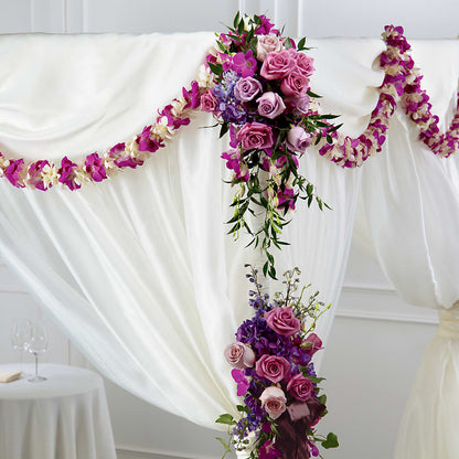 Color & Light Chuppah Decor –  Heartfield Florist, Huntsville TX